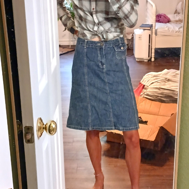 Tommy Hilfiger Denim Skirt With Pocket!!!